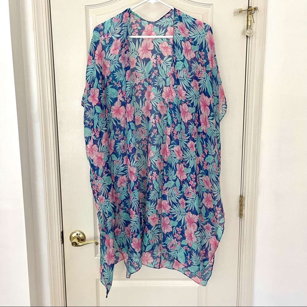Floral Swim Cover-up - Picture 1 of 5